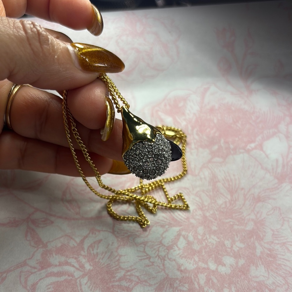 Alexis bittar Elegant Gold and Silver Pendant Necklace - Picture 3 of 7